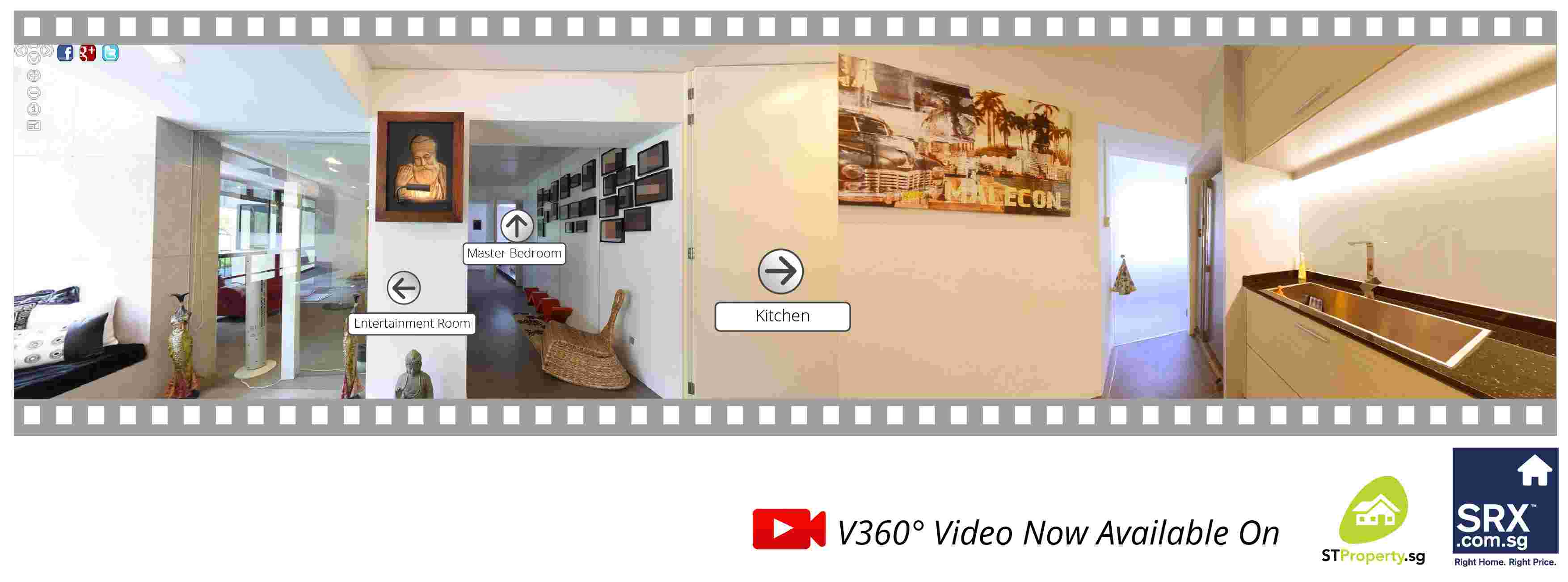 Virtual Tour on SRX website powered by v360 Property